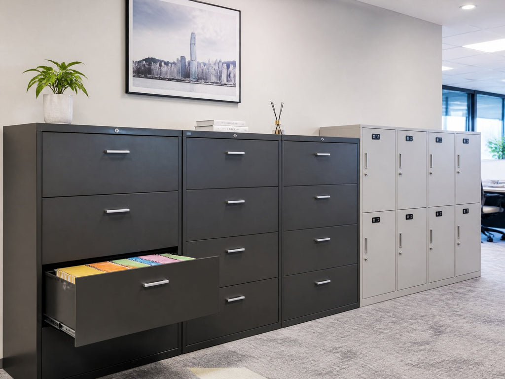 Office Storage Cabinet Buying Guide for the Lazy: Filing Cabinets, Lockable Cabinets, and Rolling Cabinets – What's the Difference?