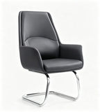 深灰色弓形腳會議椅 Dark Gray Cantilever Conference Chair