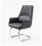 深灰色弓形腳會議椅 Dark Gray Cantilever Conference Chair