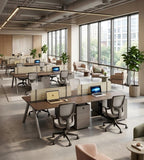 Modern Business Double-Sided Screen Workstation