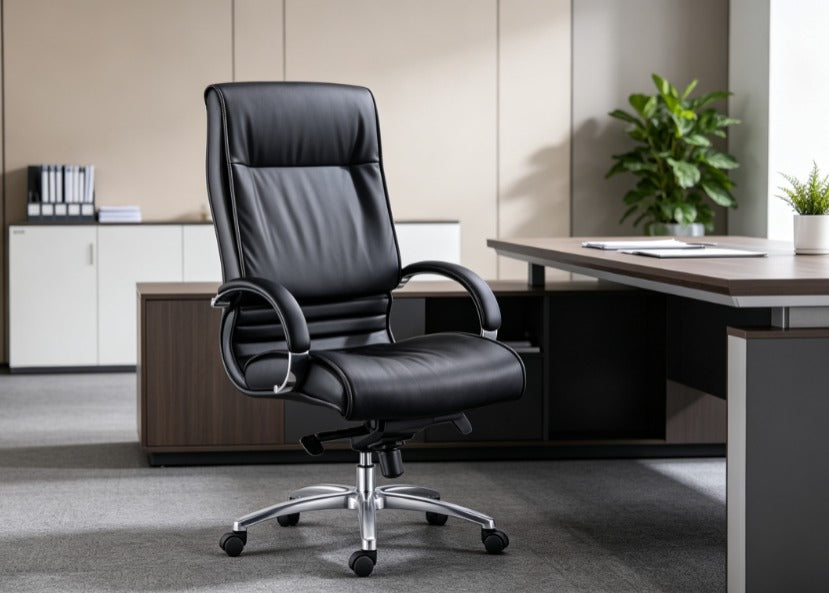 厚墊活動西皮大班椅 Padded Swivel Faux Leather Executive Chair