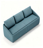 現代簡約斜背休閒三人沙發 Modern Minimalist Sloped-Back Three-Seater Sofa