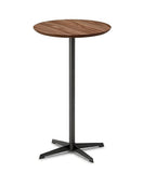 Modern Walnut Round Bar Table