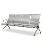 耐用不銹鋼高背帶扶手排椅 Durable Stainless Steel Waiting Chair