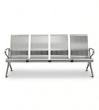 耐用不銹鋼高背帶扶手排椅 Durable Stainless Steel Waiting Chair