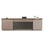 Exquisite Textured-Panel Business Reception Counter