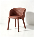 Diamond-Quilted Lounge Chair