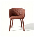 Diamond-Quilted Lounge Chair