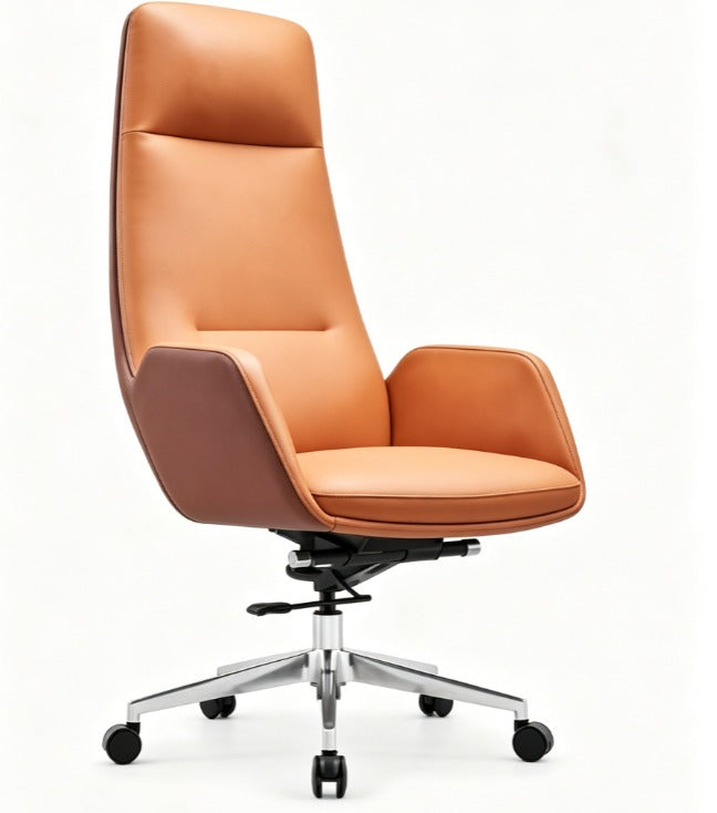 高背扶手大班椅	High-Back Executive Chair with Armrests