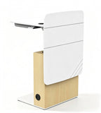 木紋拼接氣動升降講台	Wood-Accented Pneumatic Lift Podium