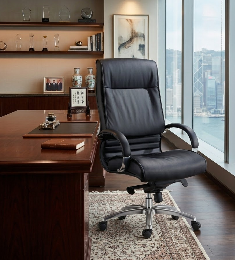 厚墊活動西皮大班椅 Padded Swivel Faux Leather Executive Chair