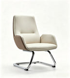 雙色弓形腳扶手會議椅	Two-Tone Cantilever Conference Chair with Armrests