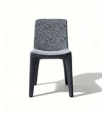 Textured Fabric Minimalist Chair
