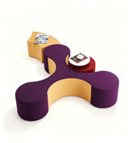 Modern Multi-color Fabric Multi-seater Office Sofa