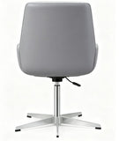 極簡四星腳扶手會議椅	 Minimalist Four-Star Base Conference Chair with Armrests   -全皮中班固定腳