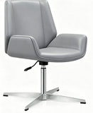 極簡四星腳扶手會議椅	 Minimalist Four-Star Base Conference Chair with Armrests   -全皮中班固定腳