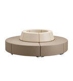 現代模組PU皮圓形梳化 Modern Modular PU Circular Sofa