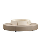 現代模組PU皮圓形梳化 Modern Modular PU Circular Sofa