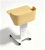 木紋氣動升降講台 Wood-Finish Pneumatic Height-Adjustable Podium