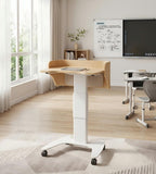 木紋氣動升降講台 Wood-Finish Pneumatic Height-Adjustable Podium