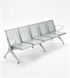 現代灰色鋼架帶扶手排椅 Modern Grey Steel Waiting Chair