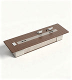 Modern Illuminated Fluted Conference Table