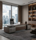 商務行政層次感老闆台 Layered Design Executive Desk