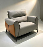 流線拼接單人沙發	Curvilinear Accent Armchair