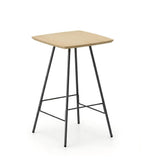 Nordic Light Wood Square Bar Table