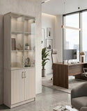 淺色玻璃門文件櫃 Light-Colored Glass Door Filing Cabinet  -JY-1132