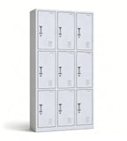 9-Door Steel Locker Cabinet