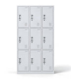 9-Door Steel Locker Cabinet