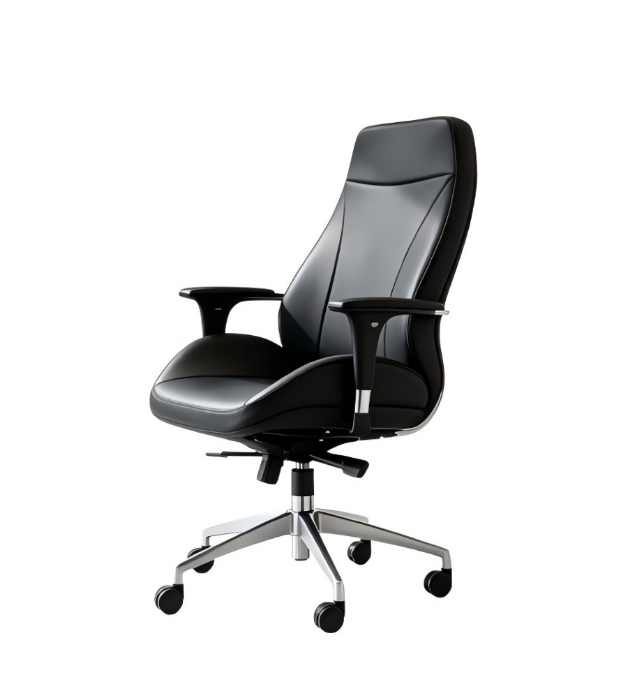 簡約扶手西皮大班椅 Armrest Faux Leather Executive Chair