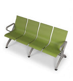 耐用綠色PU皮帶扶手排椅 Durable Green PU Waiting Chair