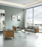 Dual-Tone Wrap Armchair