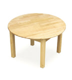 簡約原木色實木圓形幼稚園枱 Simple Solid Wood Round Kindergarten Table