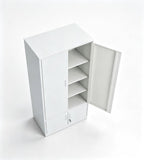 Minimalist White Steel File Cabinet