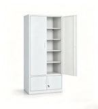极简白色钢制文件柜 Minimalist White Steel File Cabinet