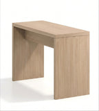 Minimalist Light Wood Grain Rectangular Bar Table