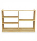 簡約原木色實木多格玩具儲物櫃 Minimalist Solid Wood Toy Storage Cabinet
