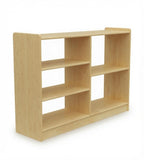 簡約原木色實木多格玩具儲物櫃 Minimalist Solid Wood Toy Storage Cabinet