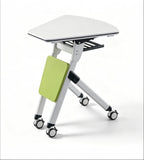 綠色可移動可固定的多功能摺叠桌  Movable and fixable multifunctional folding table