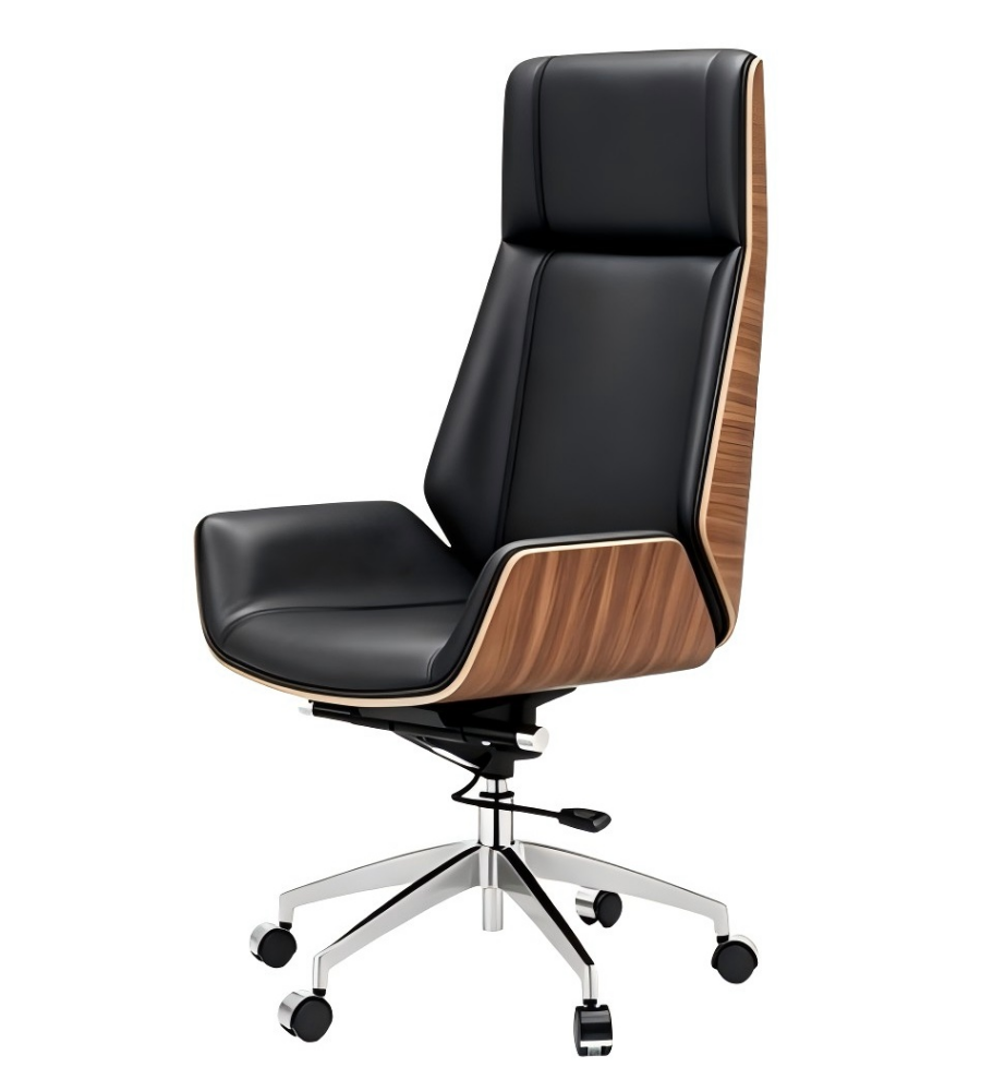雙色曲木扶手大班椅 Two-Tone Bentwood Executive Chair with Armrests