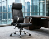 流線型活動西皮大班椅 Streamlined Swivel Faux Leather Executive Chair