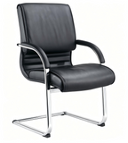 弓形腳固定西皮大班椅 Cantilever Base Faux Leather Executive Chair