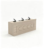 現代淺木色防火板主席枱 Modern Light Wood Rostrum