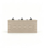現代淺木色防火板主席枱 Modern Light Wood Rostrum