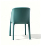 Elegant Horizontal-Stripe Lounge Chair