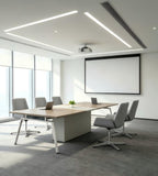 極簡四星腳扶手會議椅 Minimalist Four-Star Base Conference Chair with Armrests