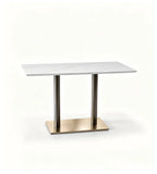 White Sintered Stone Dining Table